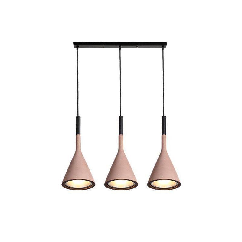 Nixor Pendant Lamp Concrete Conical Industrial-Neutral Decor