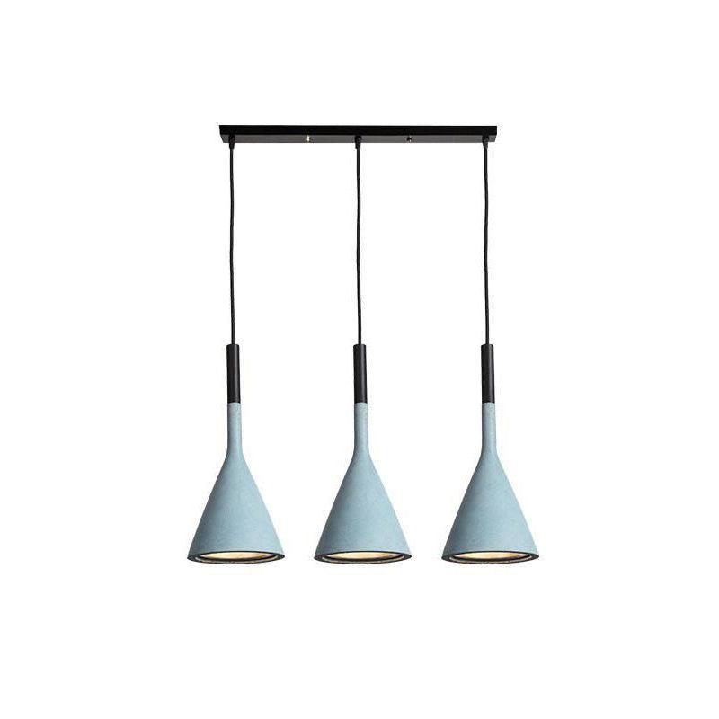 Nixor Pendant Lamp Concrete Conical Industrial-Neutral Decor