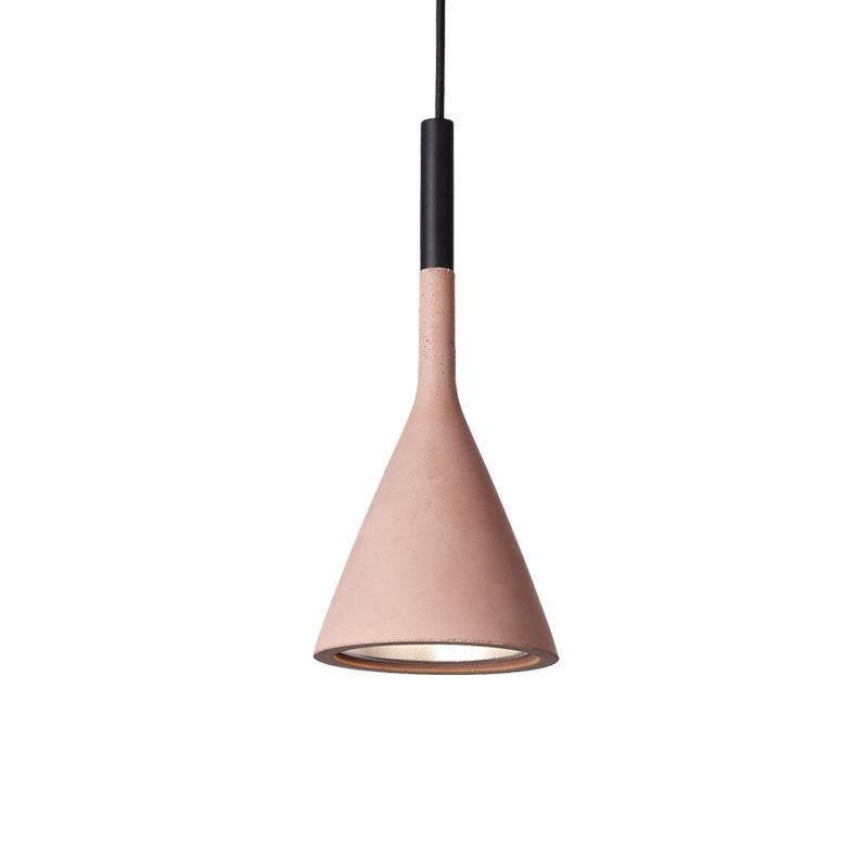 Nixor Pendant Lamp Concrete Conical Industrial-Neutral Decor