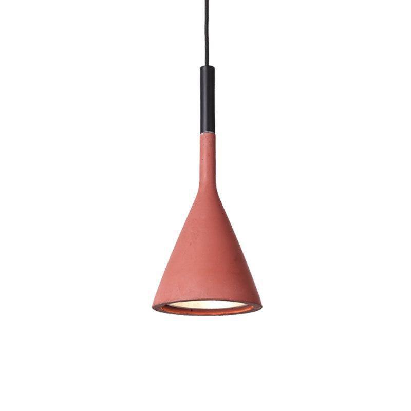 Nixor Pendant Lamp Concrete Conical Industrial-Neutral Decor