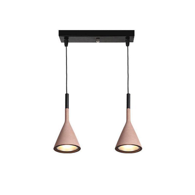 Nixor Pendant Lamp Concrete Conical Industrial-Neutral Decor
