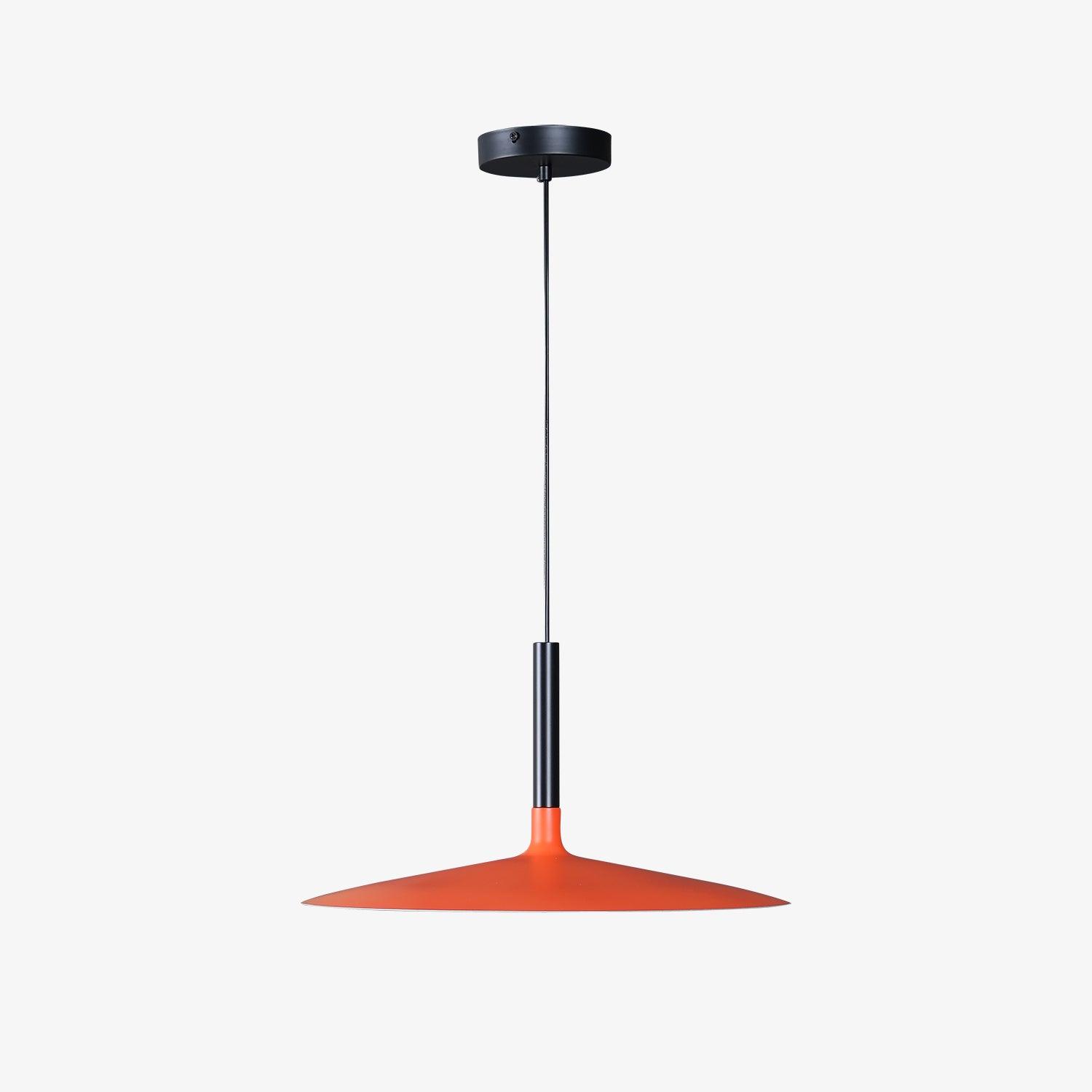 Lustra Pendant Lamp Aluminum Flat Disc-Neutral Decor