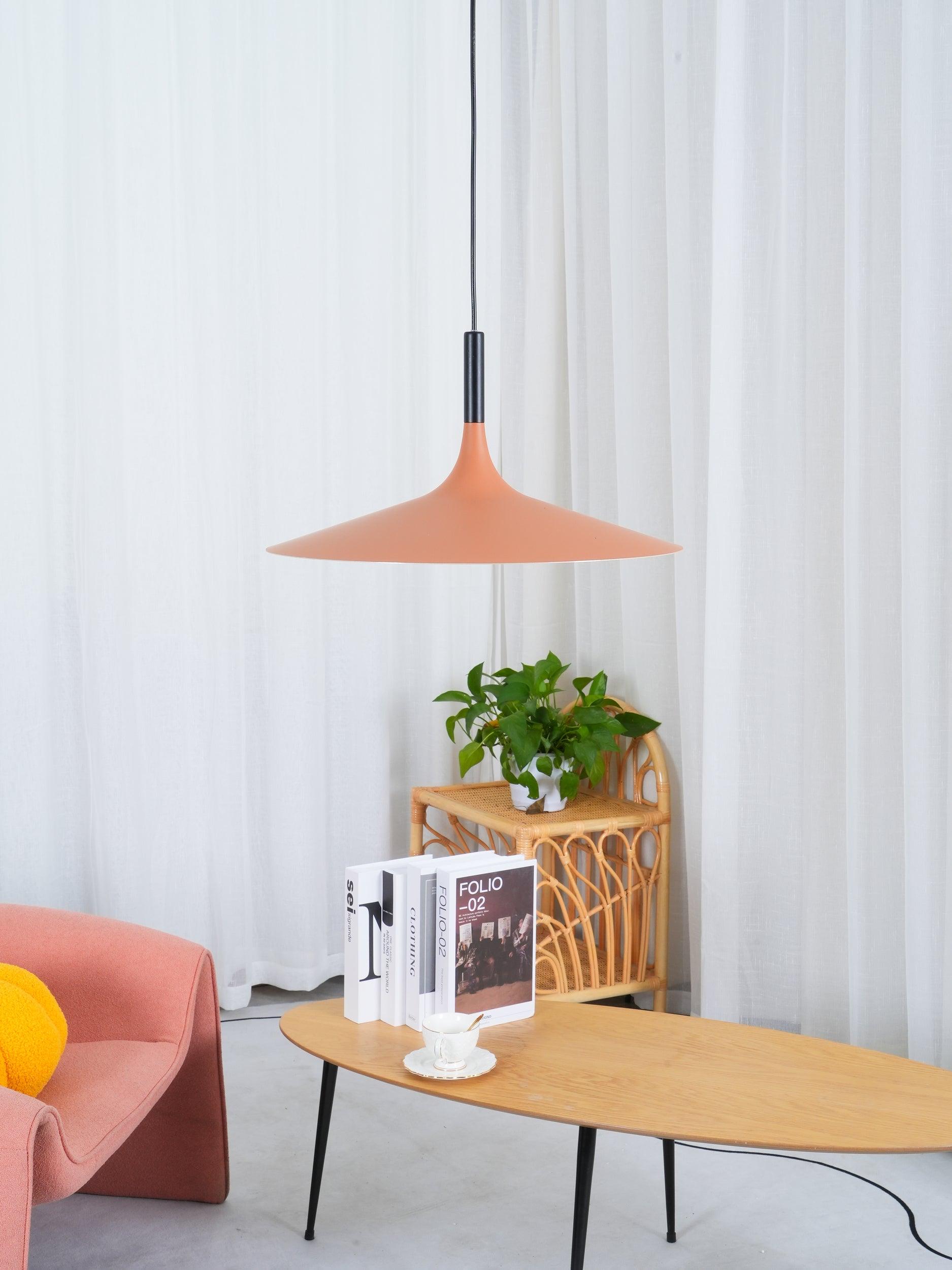 Lustra Pendant Lamp Aluminum Flat Disc-Neutral Decor