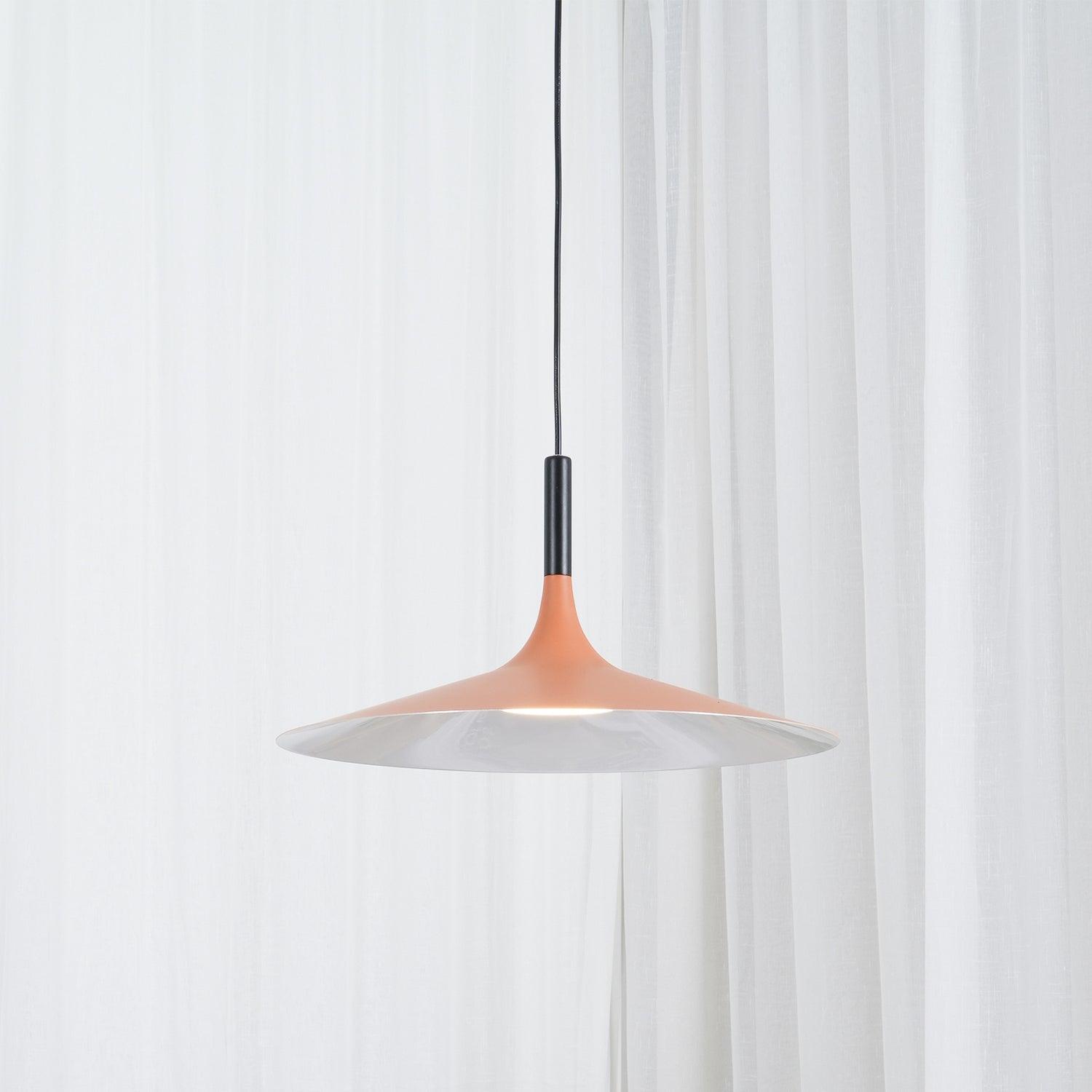 Lustra Pendant Lamp Aluminum Flat Disc-Neutral Decor