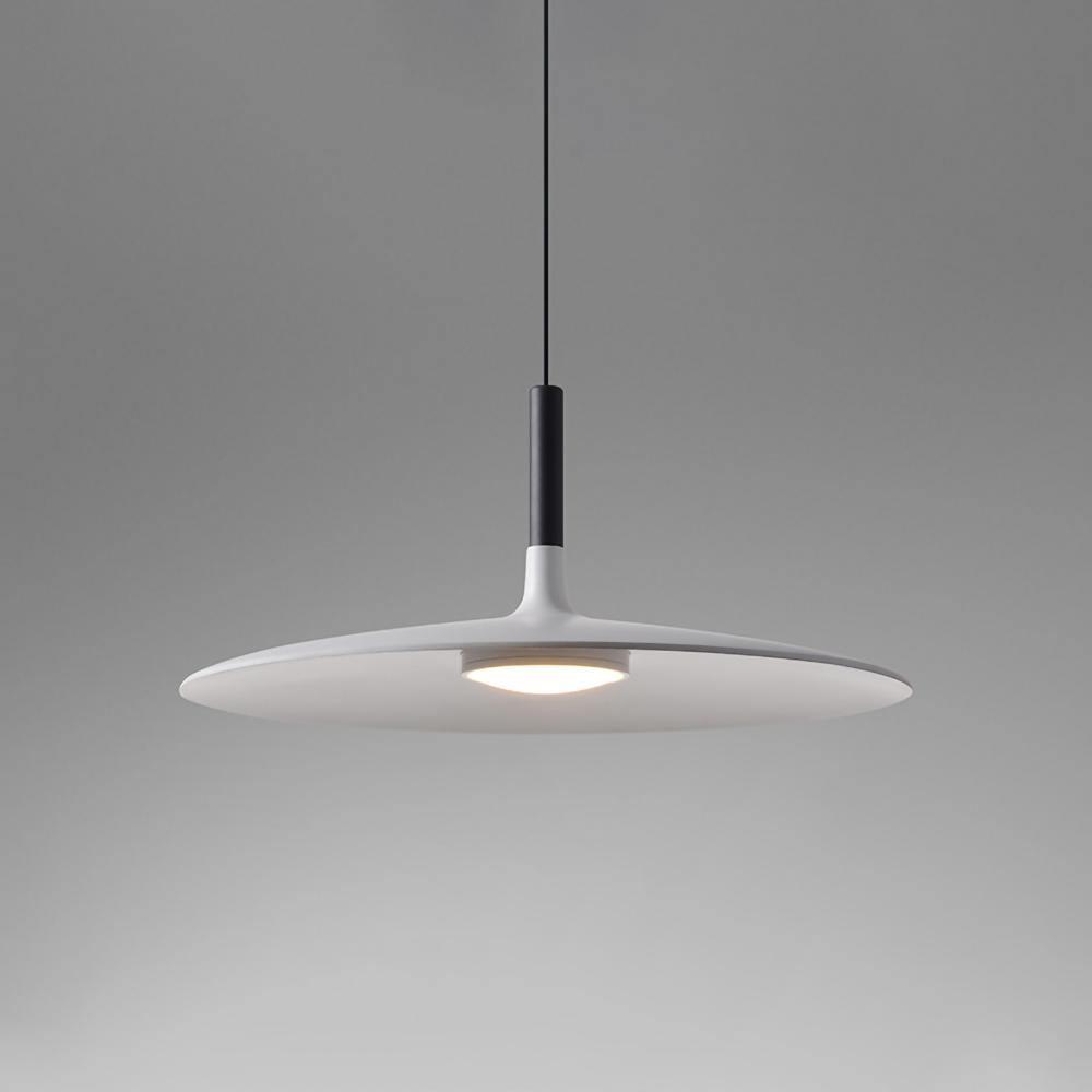 Lustra Pendant Lamp Aluminum Flat Disc-Neutral Decor