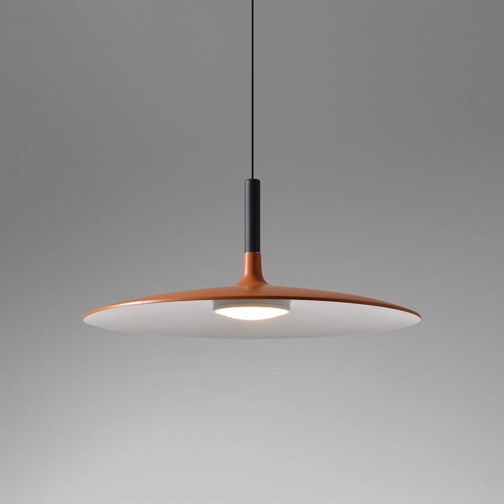 Lustra Pendant Lamp Aluminum Flat Disc-Neutral Decor