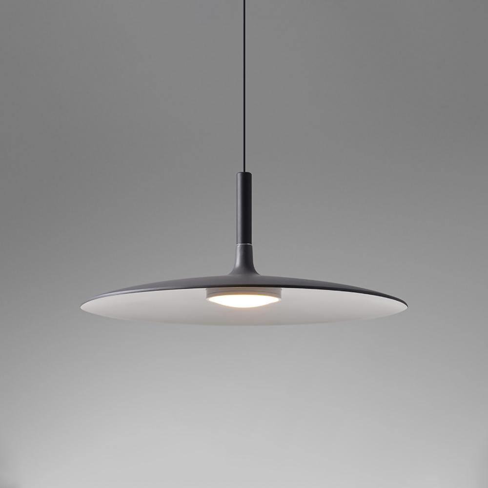 Lustra Pendant Lamp Aluminum Flat Disc-Neutral Decor