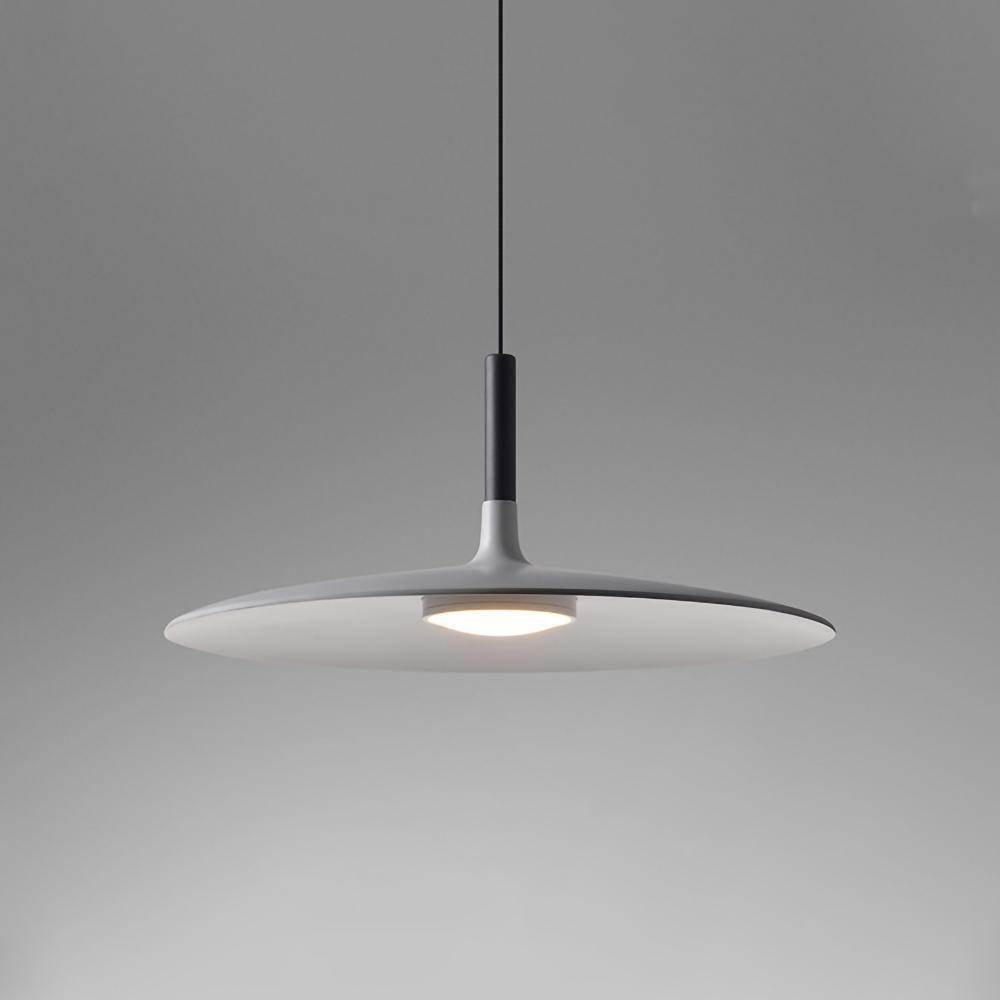 Lustra Pendant Lamp Aluminum Flat Disc-Neutral Decor