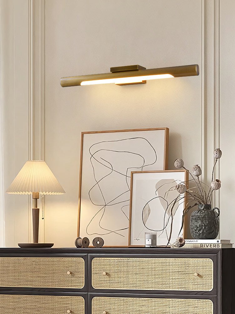 Liora Brass Wall Light-Neutral Decor