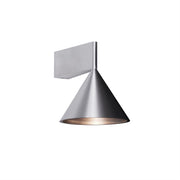 Apollo Aluminum Wall Lamp in silver finish.