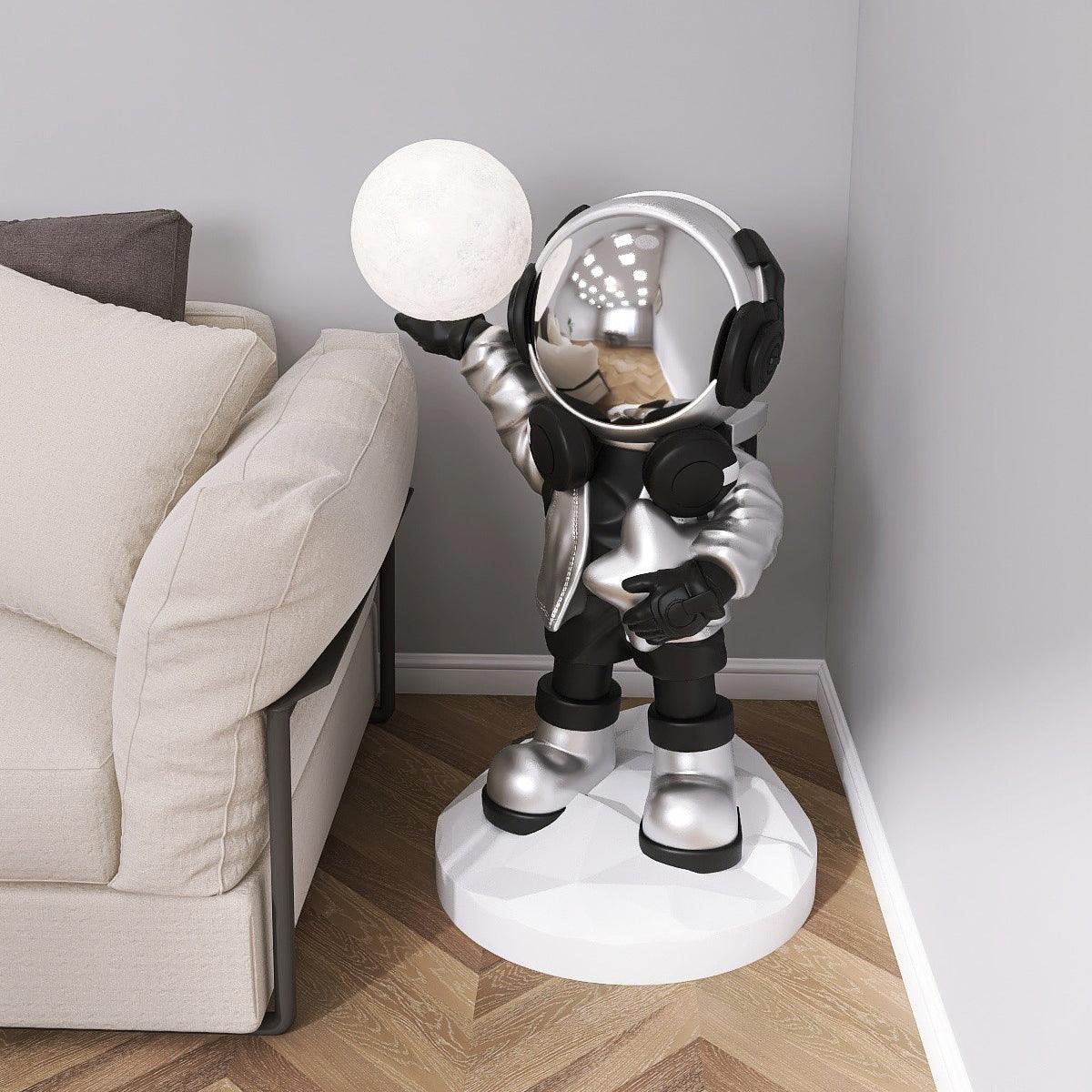 Dama Modern Resin Floor Lamp-Neutral Decor