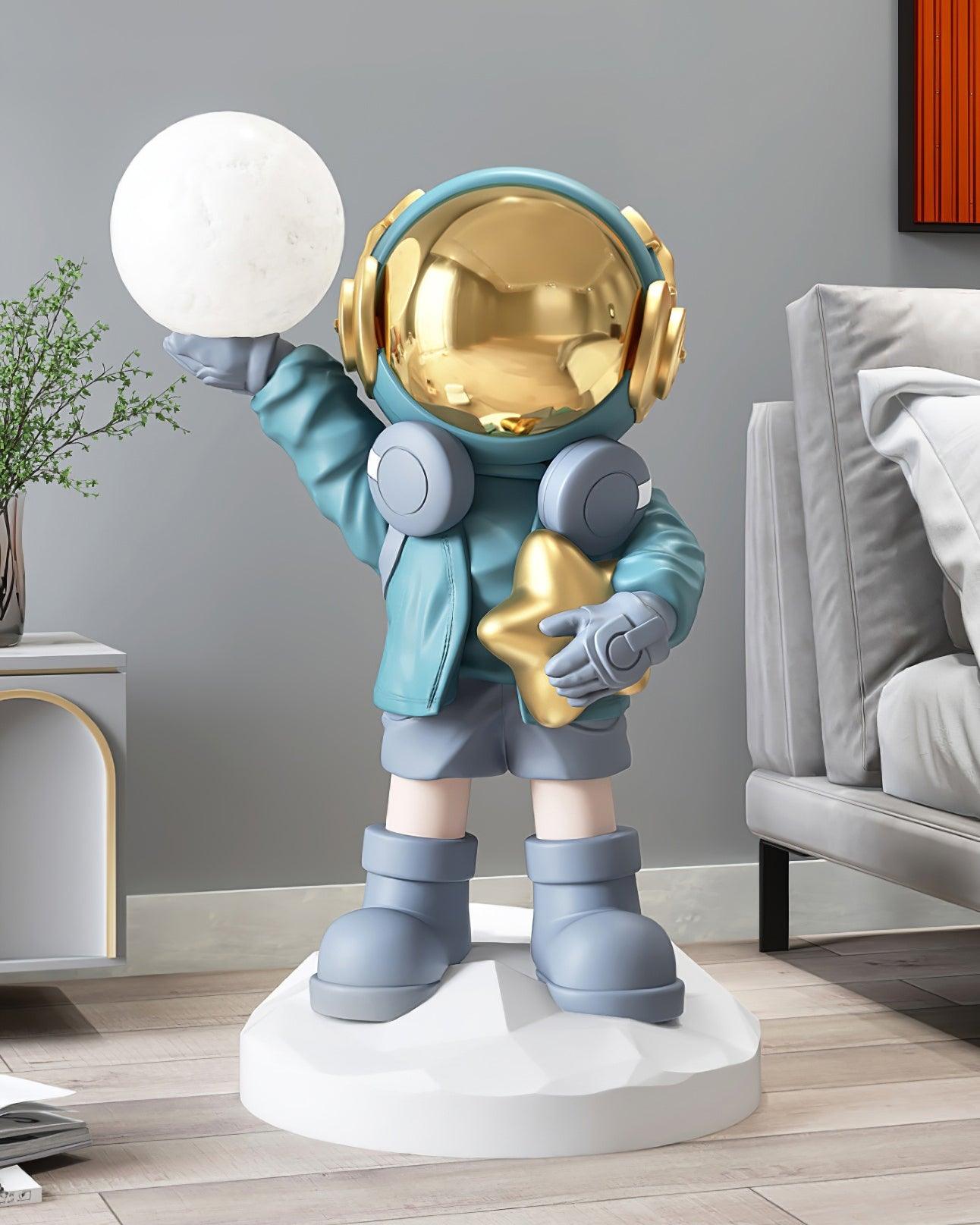 Dama Modern Resin Floor Lamp-Neutral Decor
