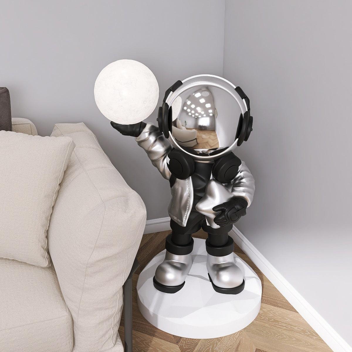 Dama Modern Resin Floor Lamp-Neutral Decor