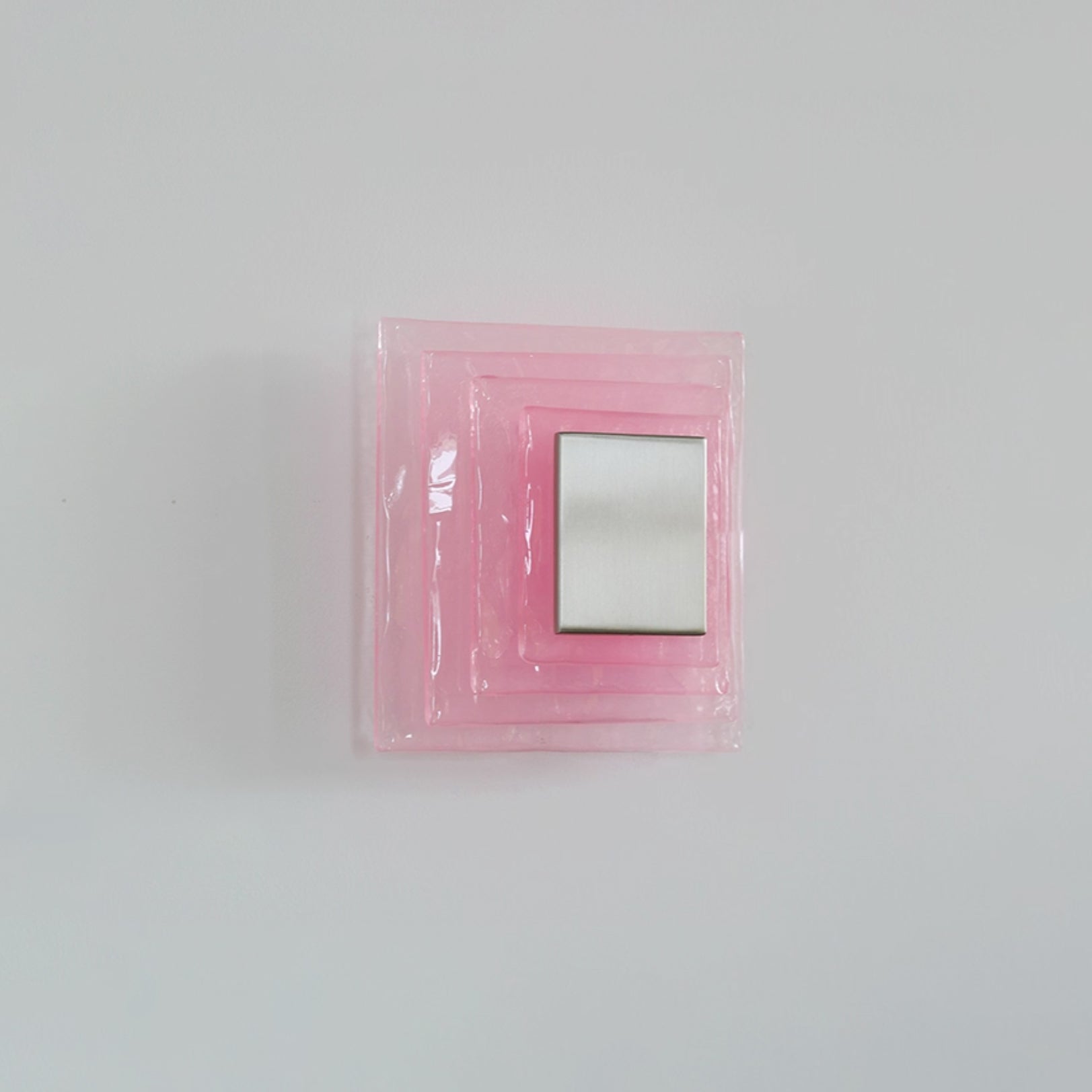 Cleo Glass Water Cube Cascade Sconce-Neutral Decor