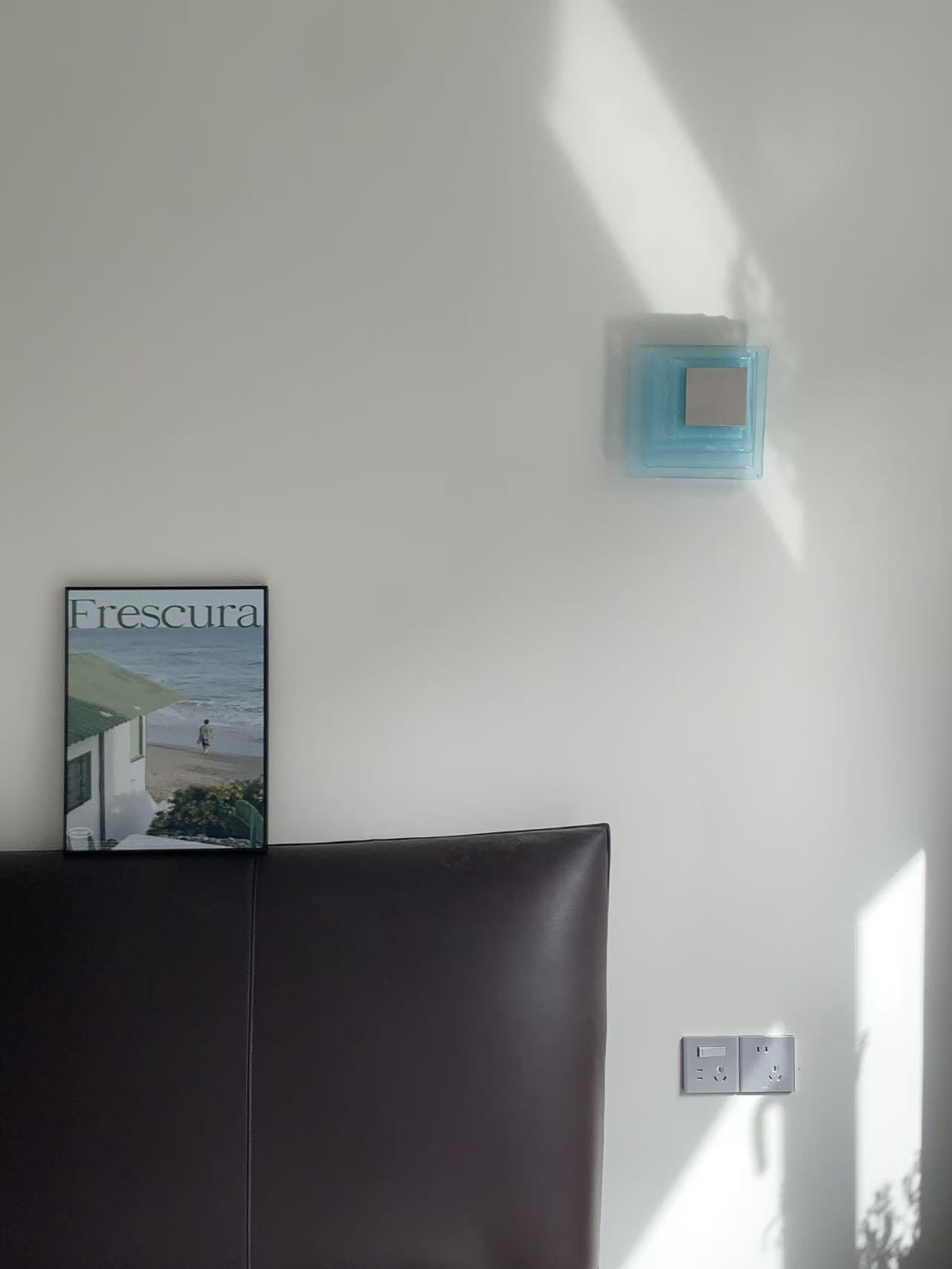 Cleo Glass Water Cube Cascade Sconce-Neutral Decor