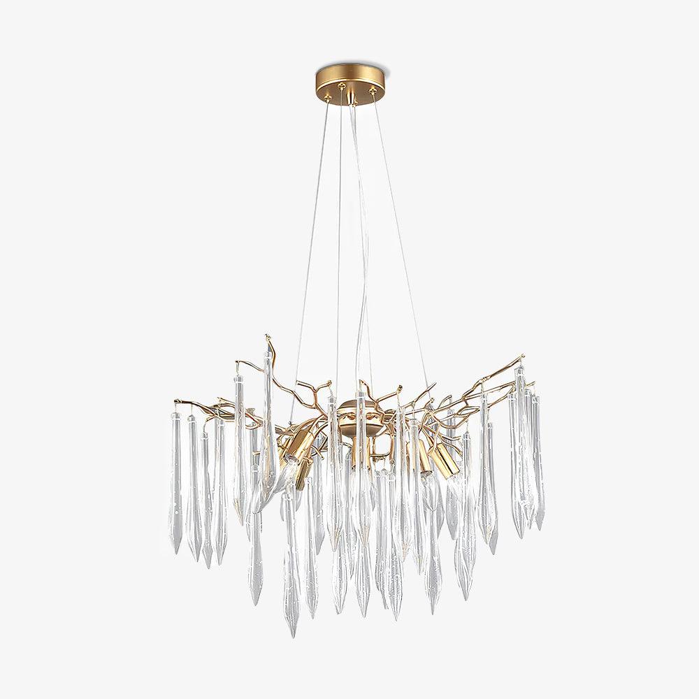 Clove Chandelier Branch Crystal Pendant Sculptural Artistic-Neutral Decor