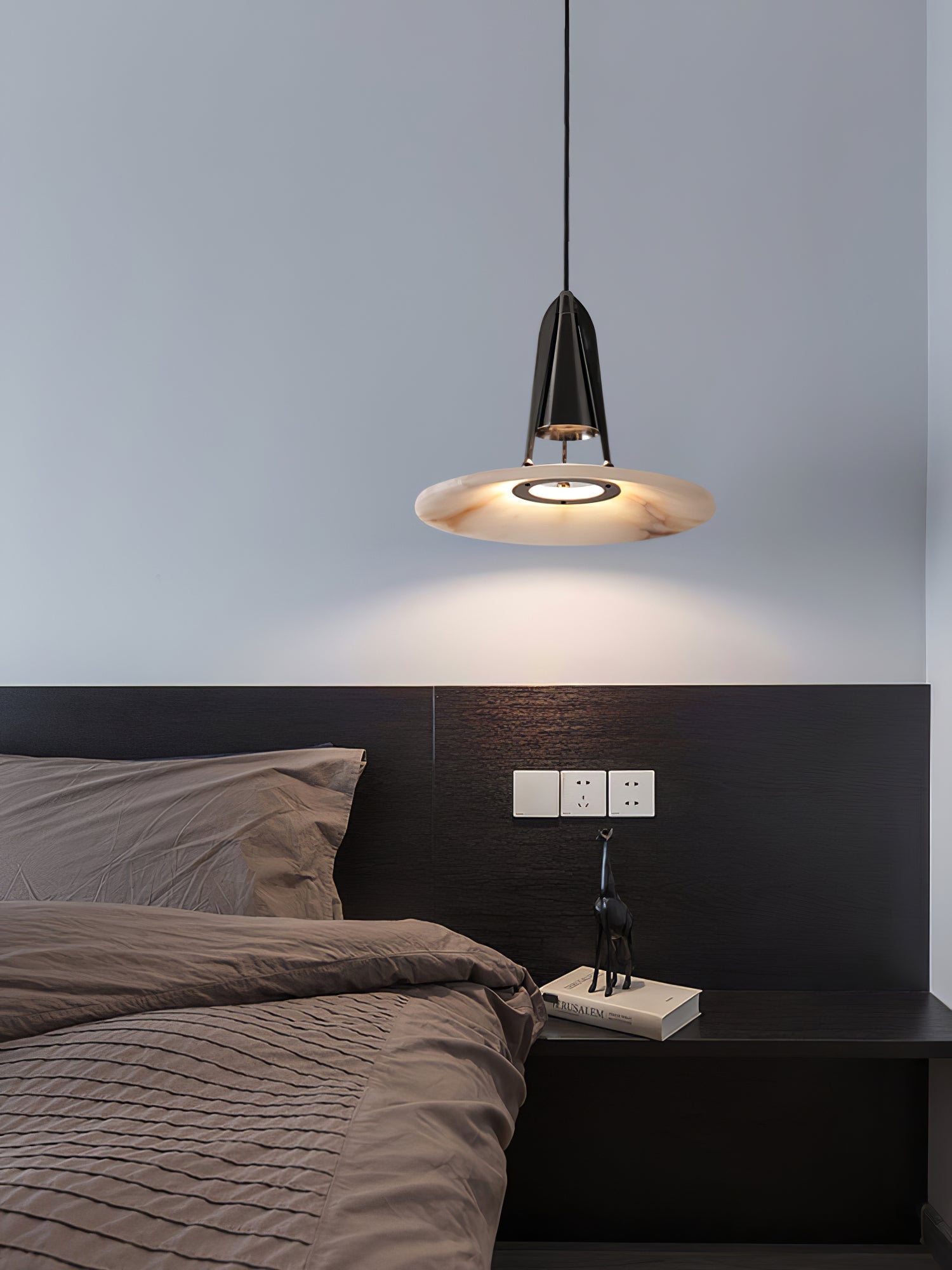 Zothayra Conical Pendant Light-Neutral Decor