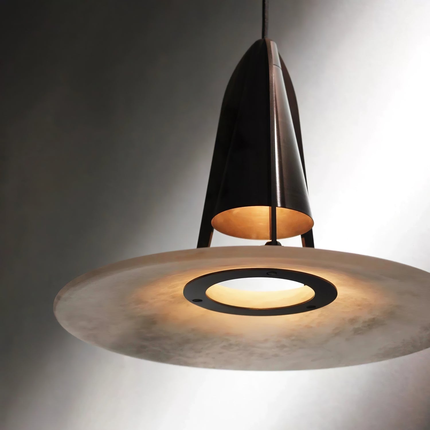 Zothayra Conical Pendant Light-Neutral Decor