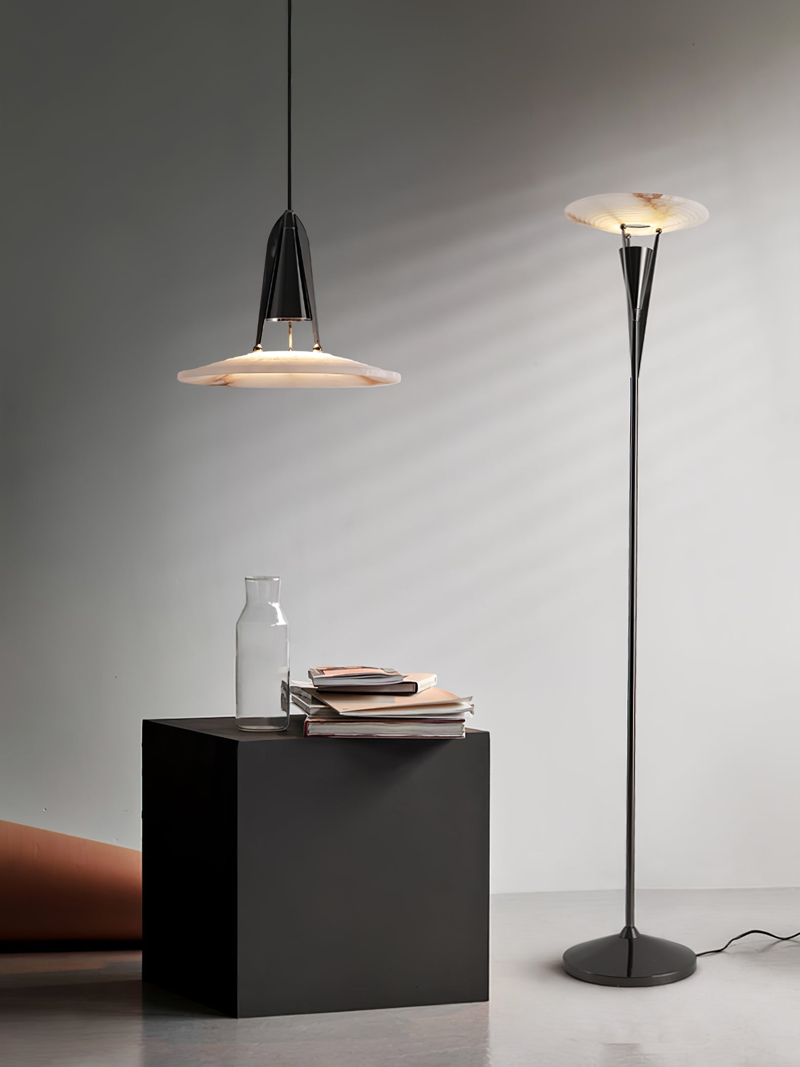 Zothayra Conical Pendant Light-Neutral Decor