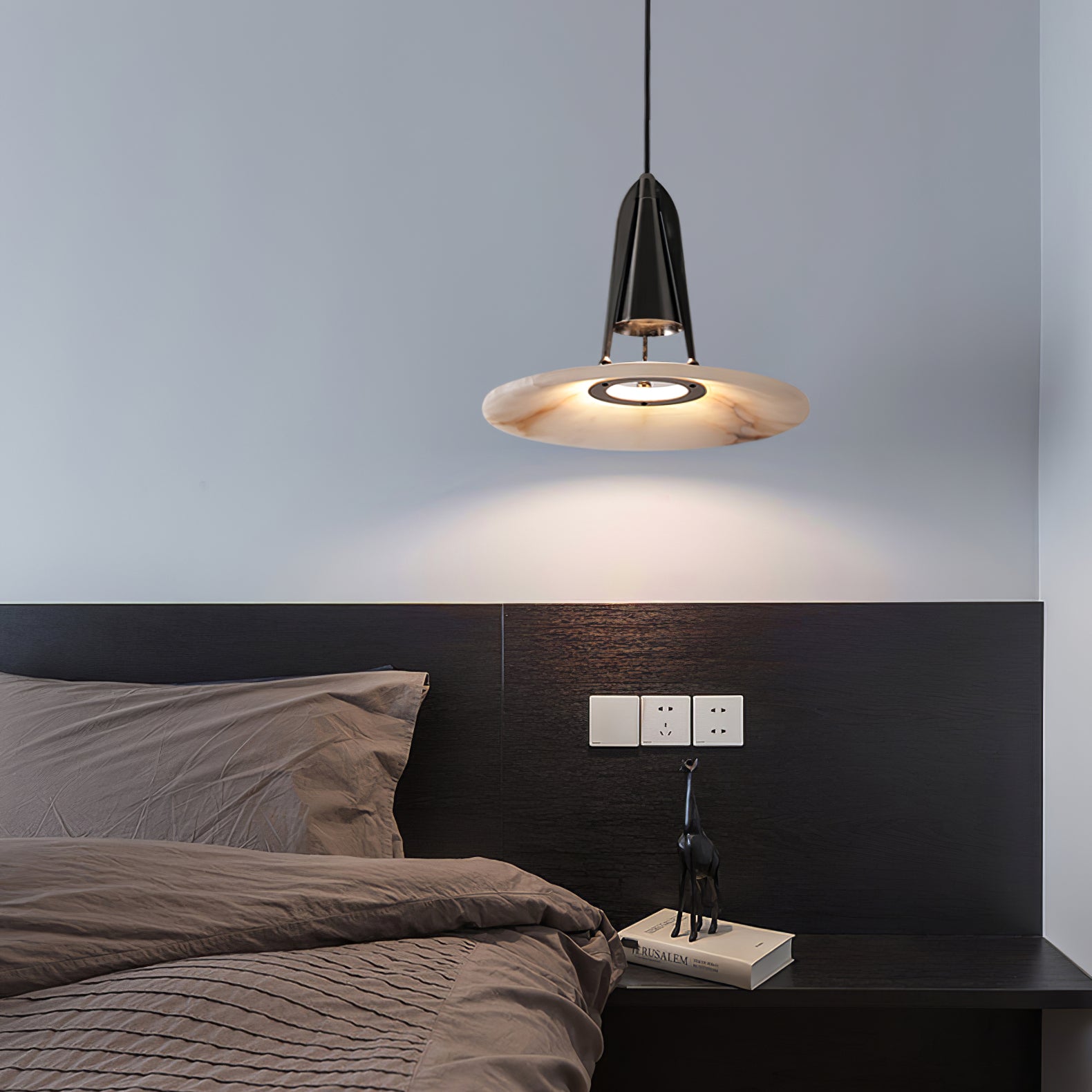 Zothayra Conical Pendant Light-Neutral Decor