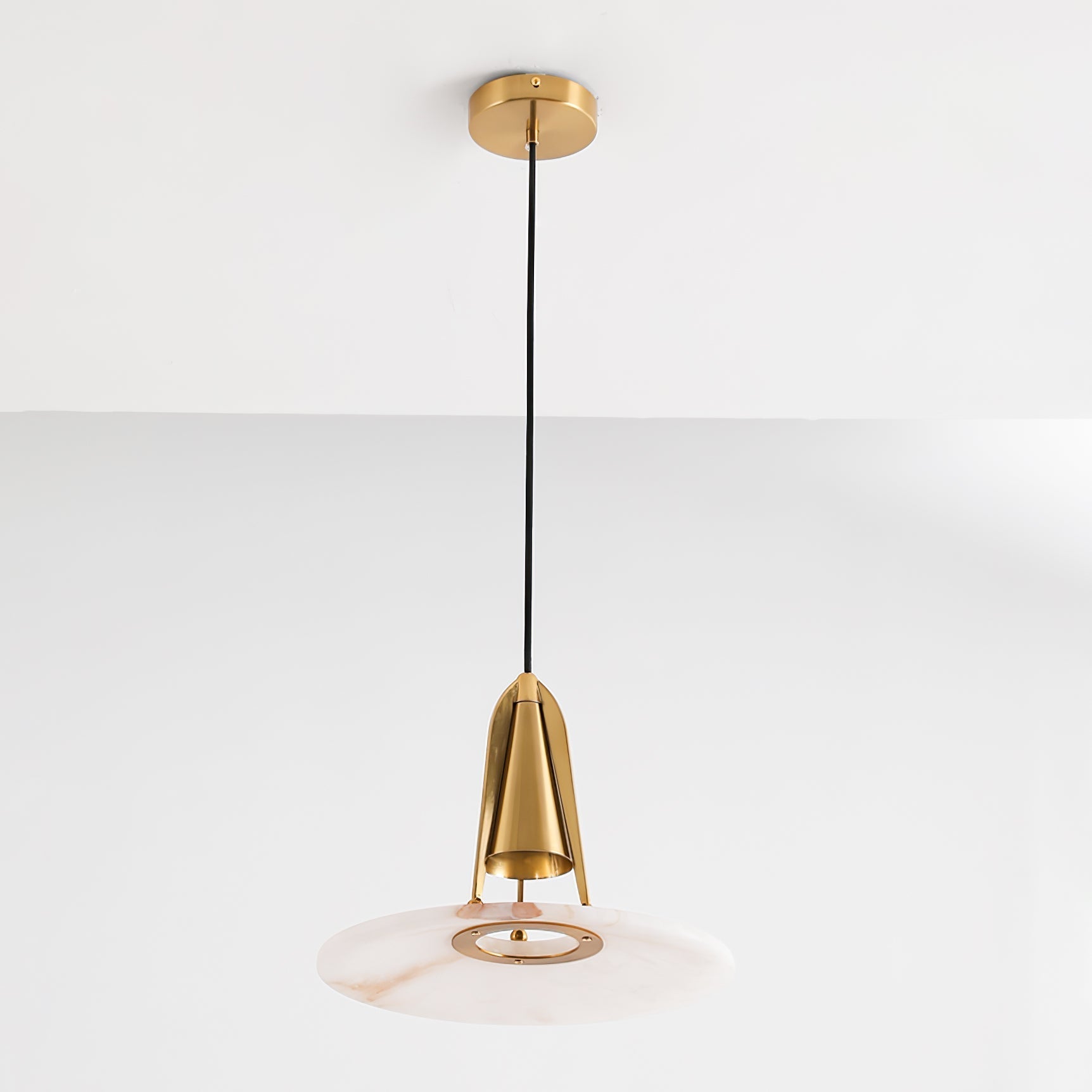 Zothayra Conical Pendant Light-Neutral Decor