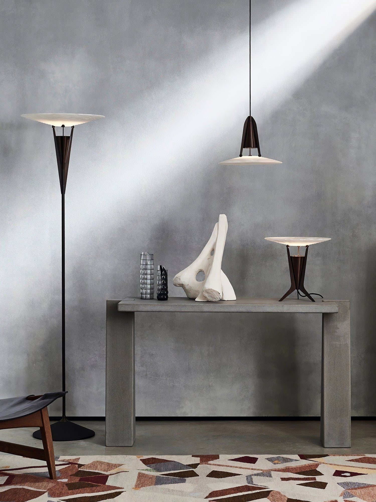 Zothayra Conical Pendant Light-Neutral Decor