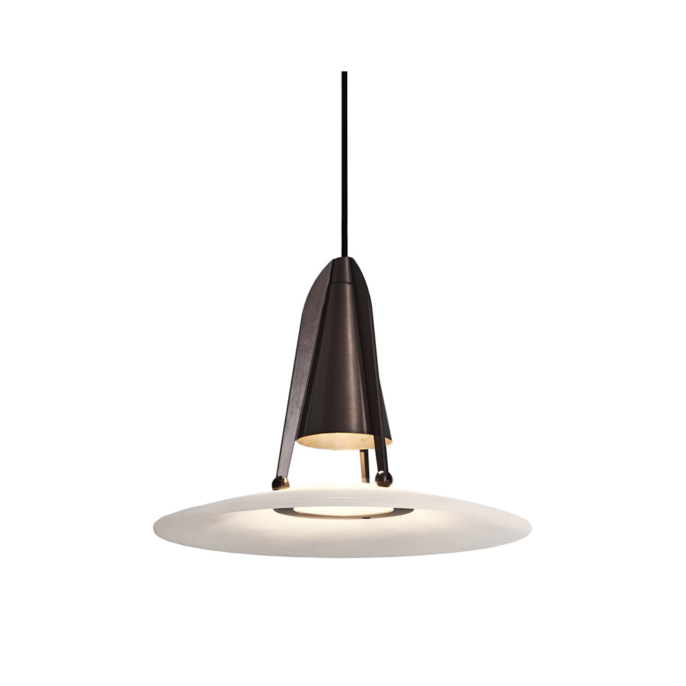 Halen Pendant Light Alabaster Fusion-Neutral Decor