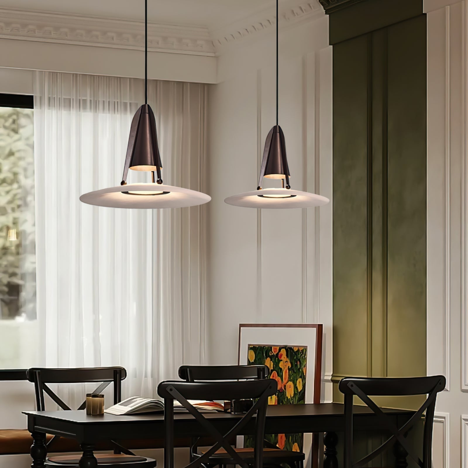 Aragon Pendant Light Alabaster  Fusion