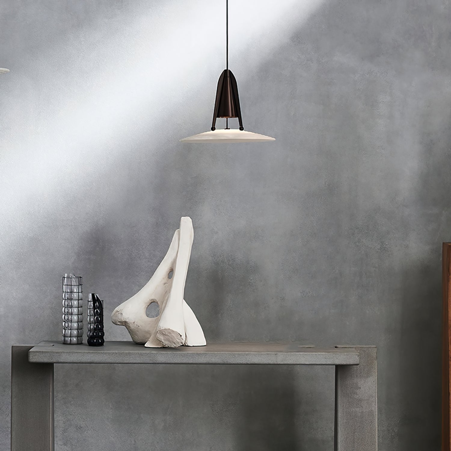 Aragon Pendant Light Alabaster  Fusion