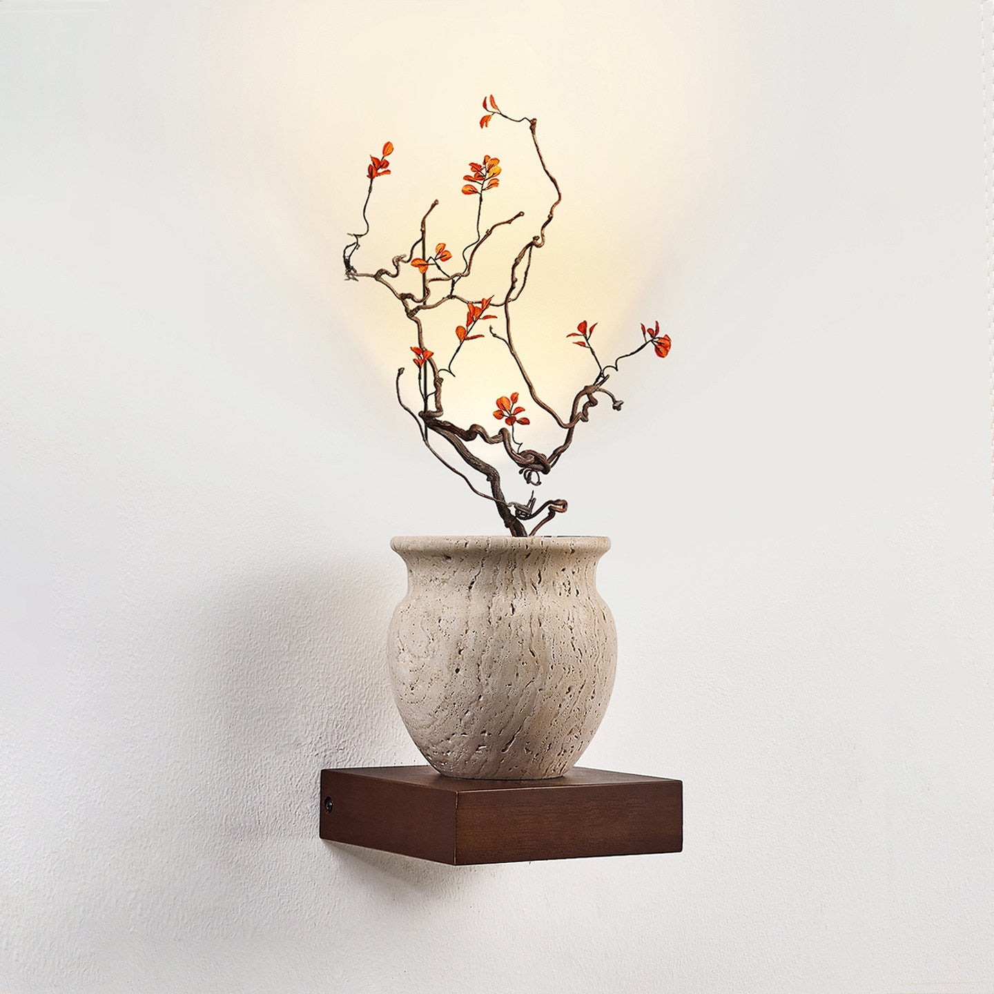 Arbor Sculptural Wall Lamp-Neutral Decor