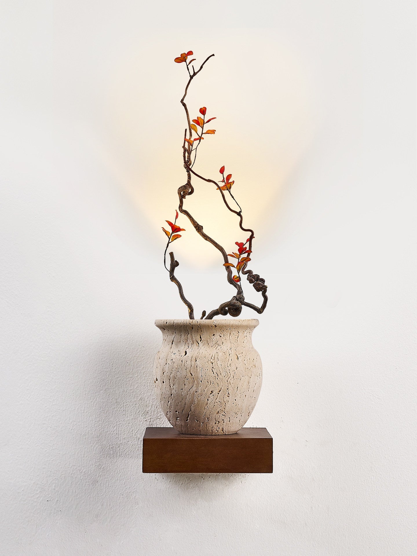 Arbor Sculptural Wall Lamp-Neutral Decor