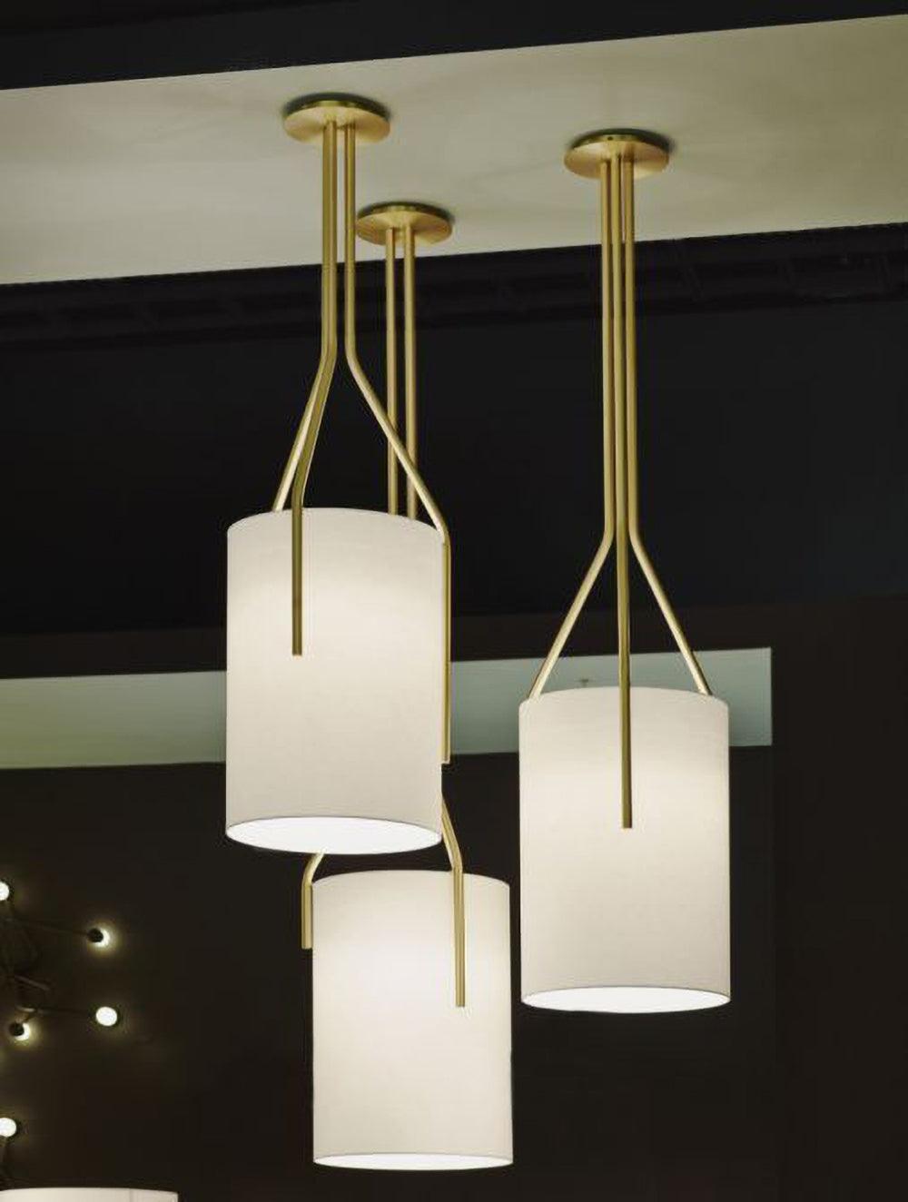Cex Chandelier LED 3-Lights Brass Modern-Neutral Decor