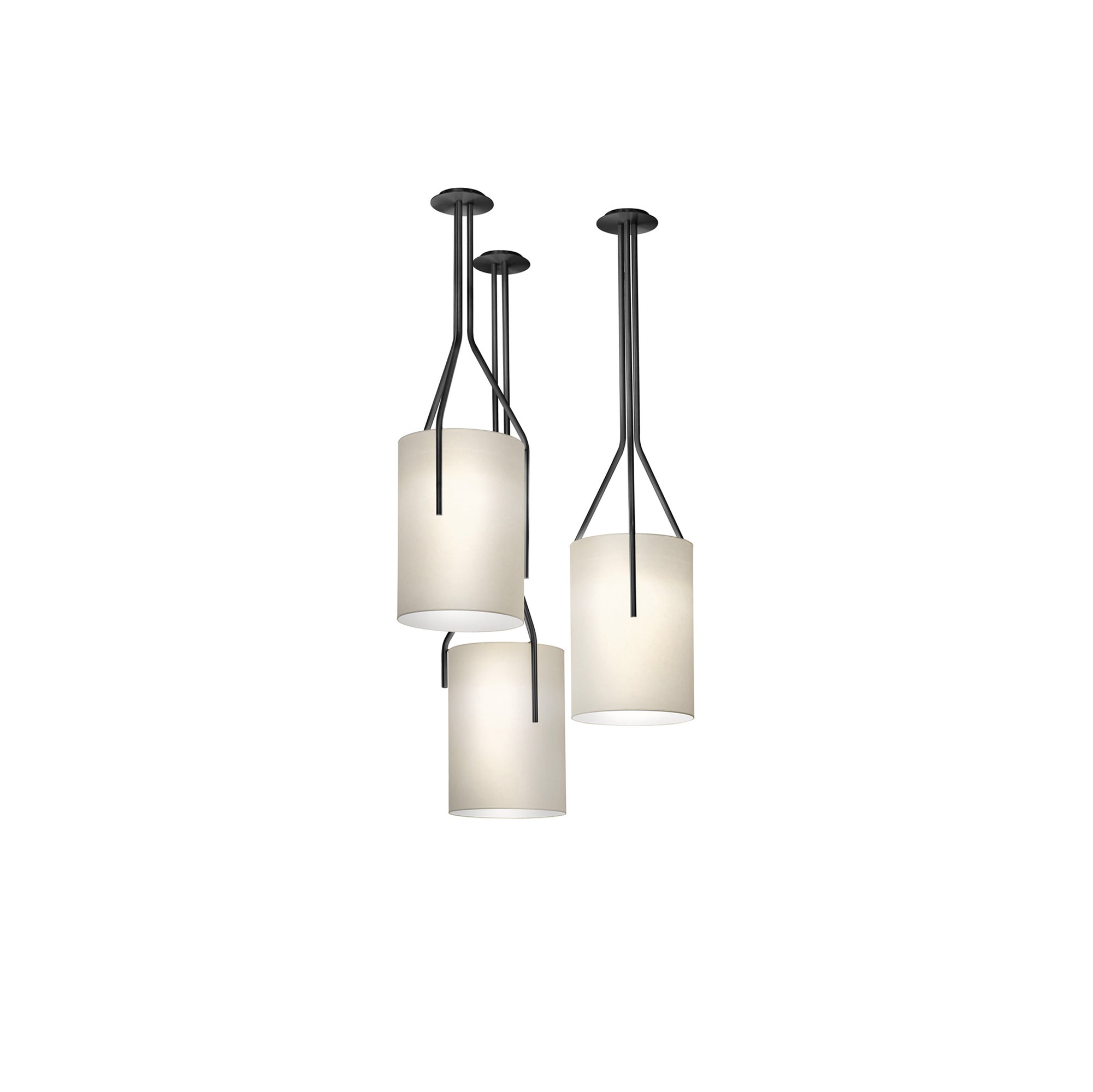 Cex Chandelier LED 3-Lights Brass Modern-Neutral Decor