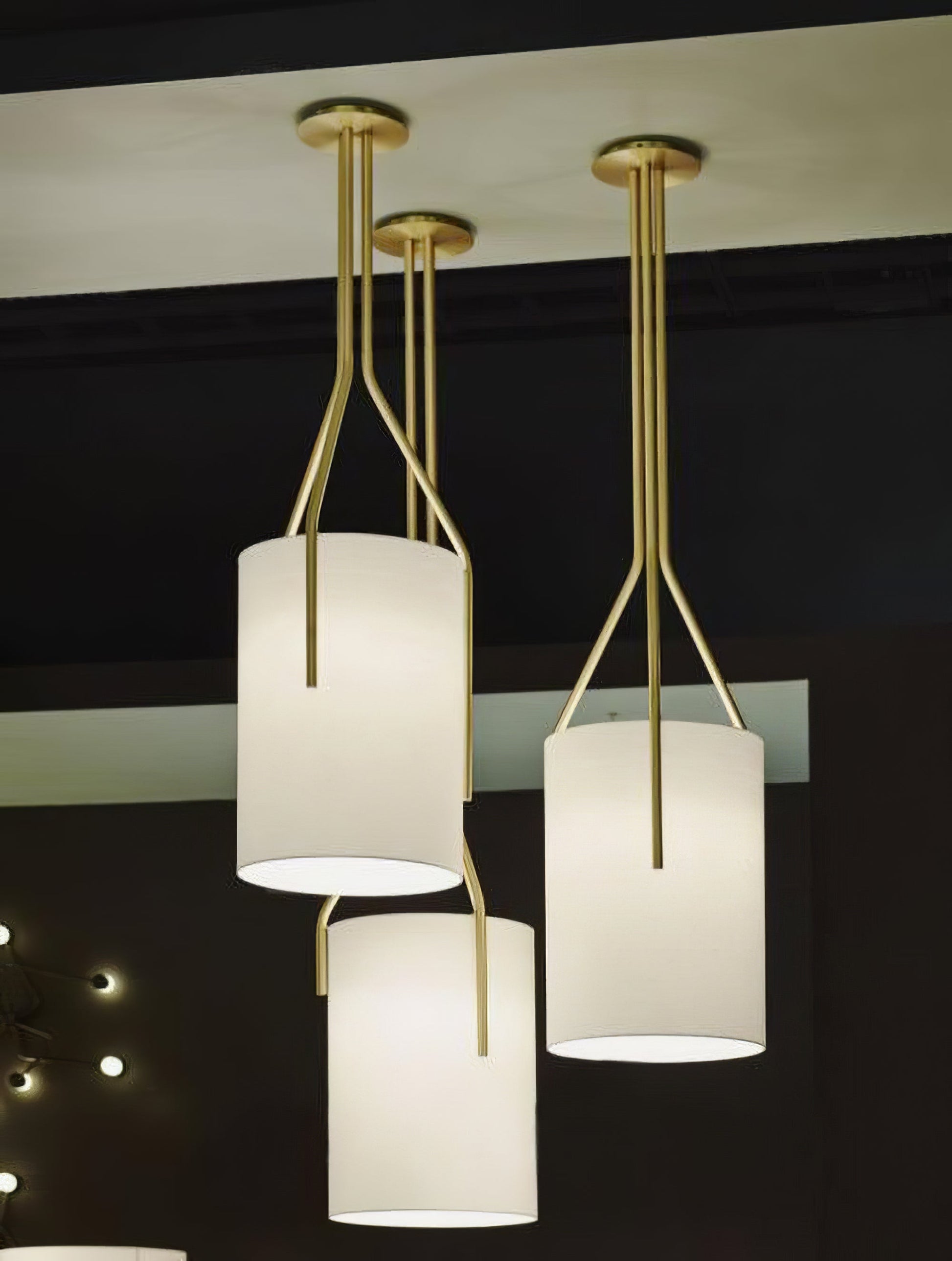 Cex Chandelier LED 3-Lights Brass Modern-Neutral Decor