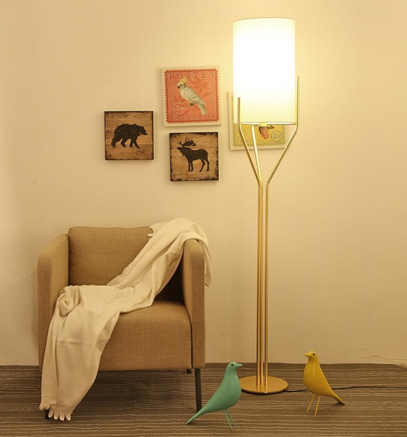 Evvynor Glam Brass Floor Lamp-Neutral Decor