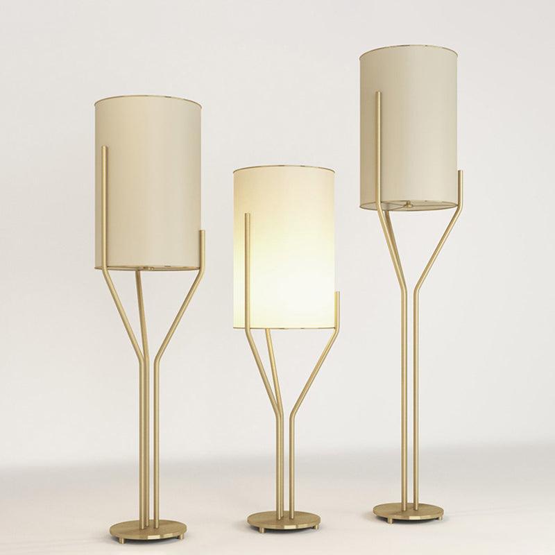Evvynor Glam Brass Floor Lamp-Neutral Decor