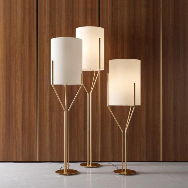 Evvynor Glam Brass Floor Lamp-Neutral Decor