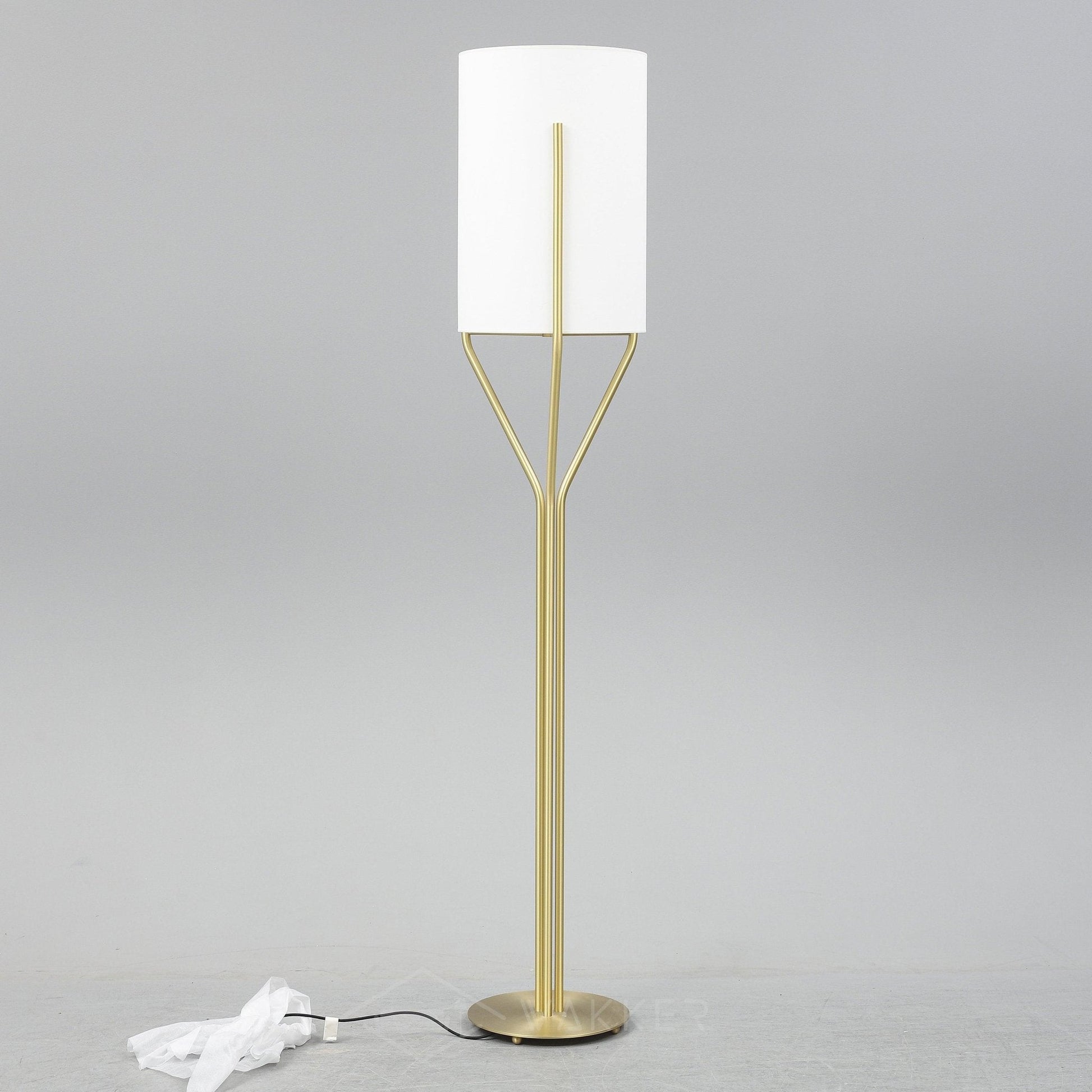 Evvynor Glam Brass Floor Lamp-Neutral Decor