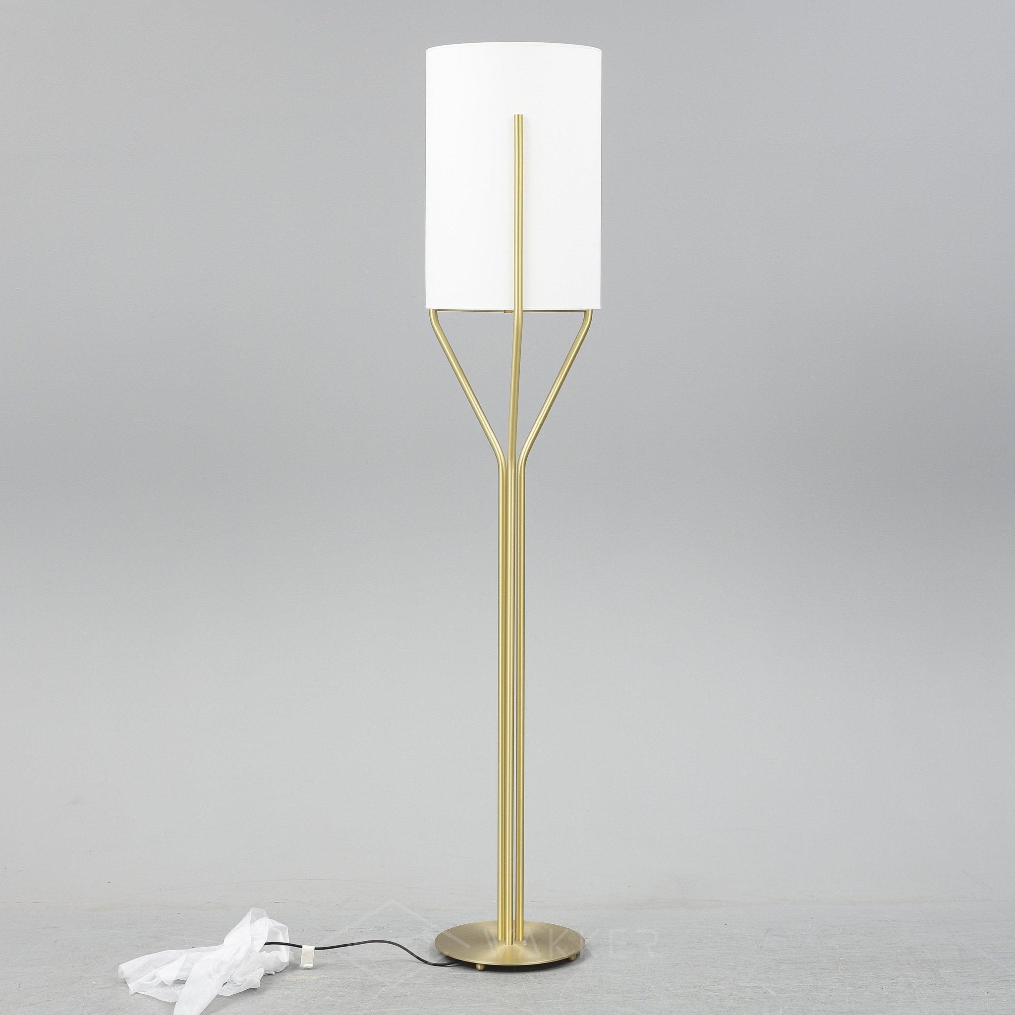 Evvynor Glam Brass Floor Lamp-Neutral Decor