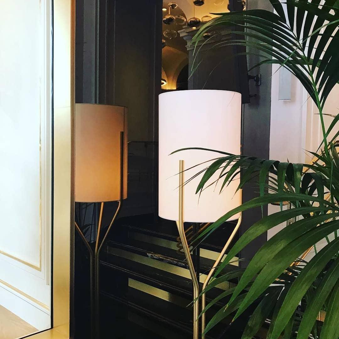 Evvynor Glam Brass Floor Lamp-Neutral Decor