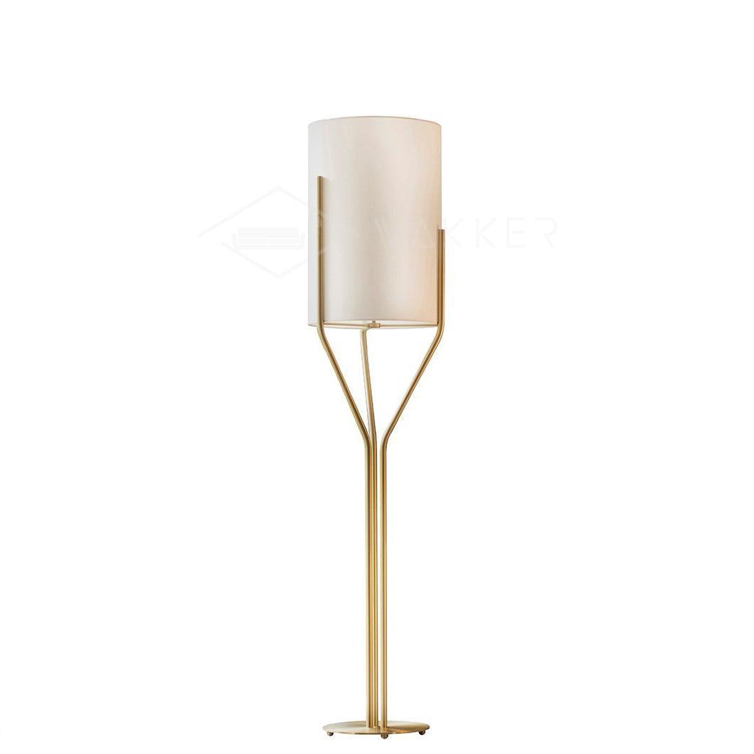 Evvynor Glam Brass Floor Lamp-Neutral Decor