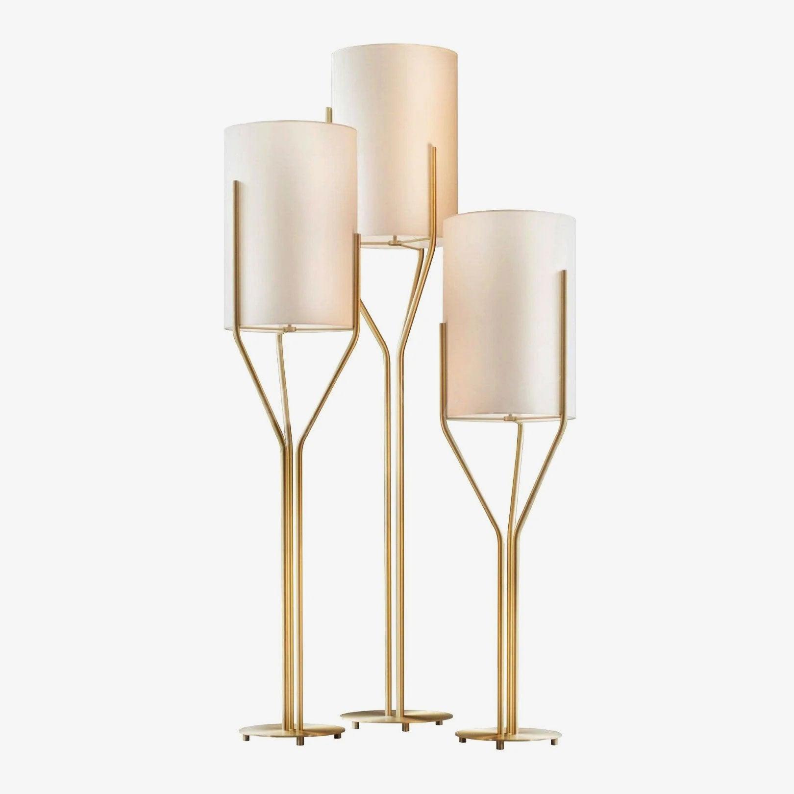 Evvynor Glam Brass Floor Lamp-Neutral Decor