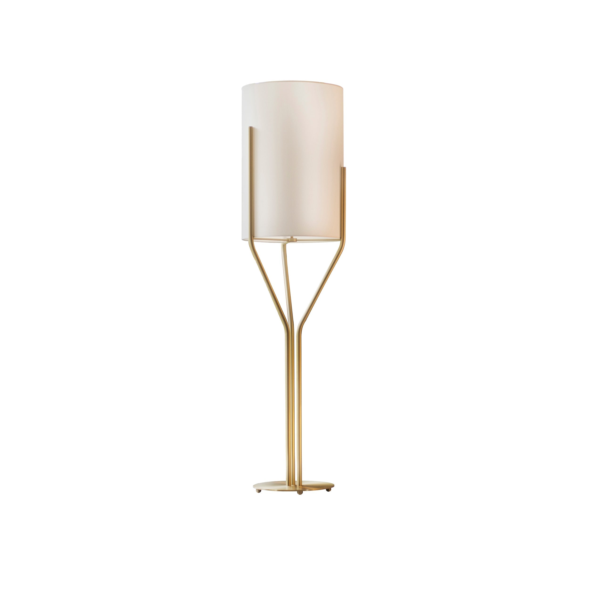 Evvynor Glam Brass Floor Lamp-Neutral Decor