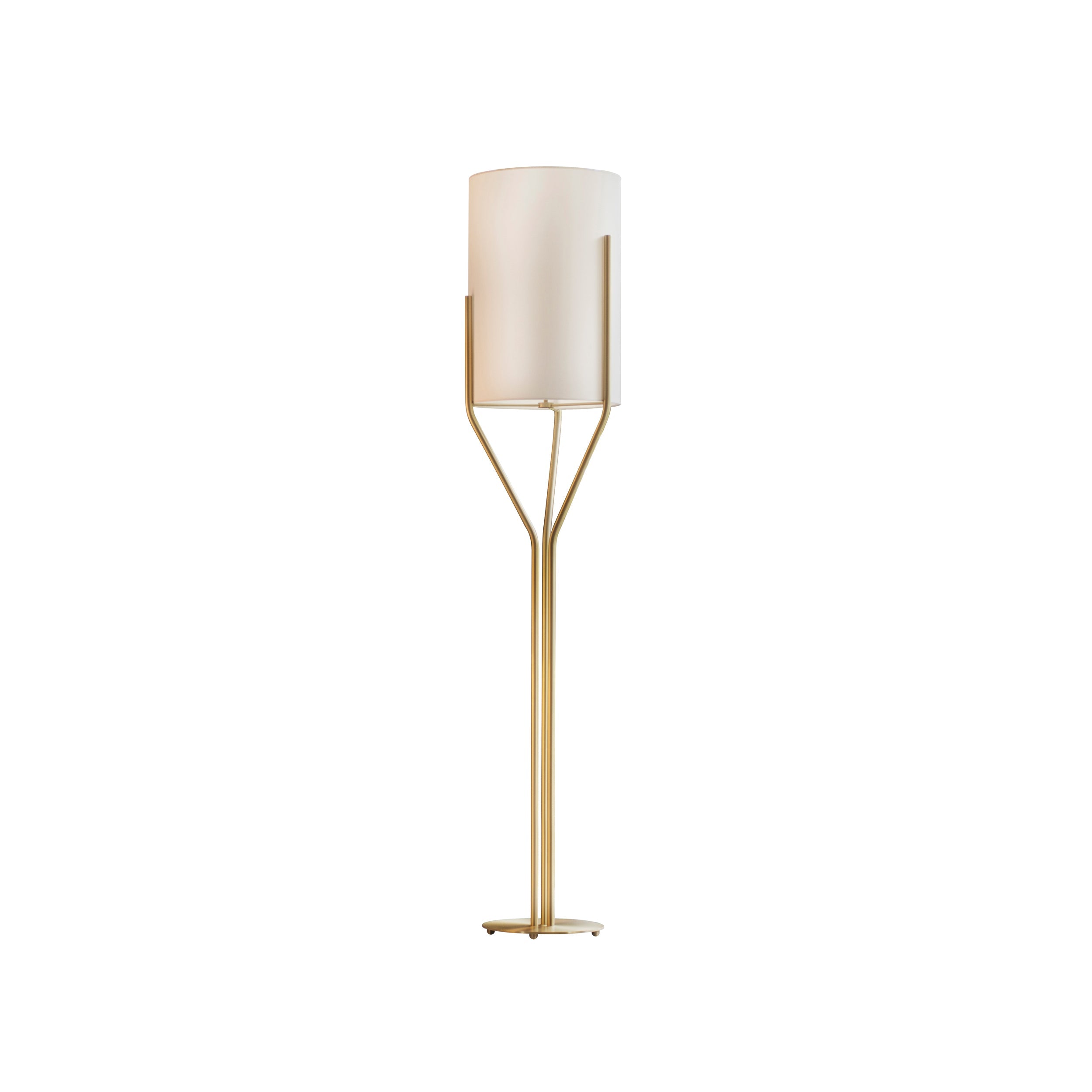 Evvynor Glam Brass Floor Lamp-Neutral Decor