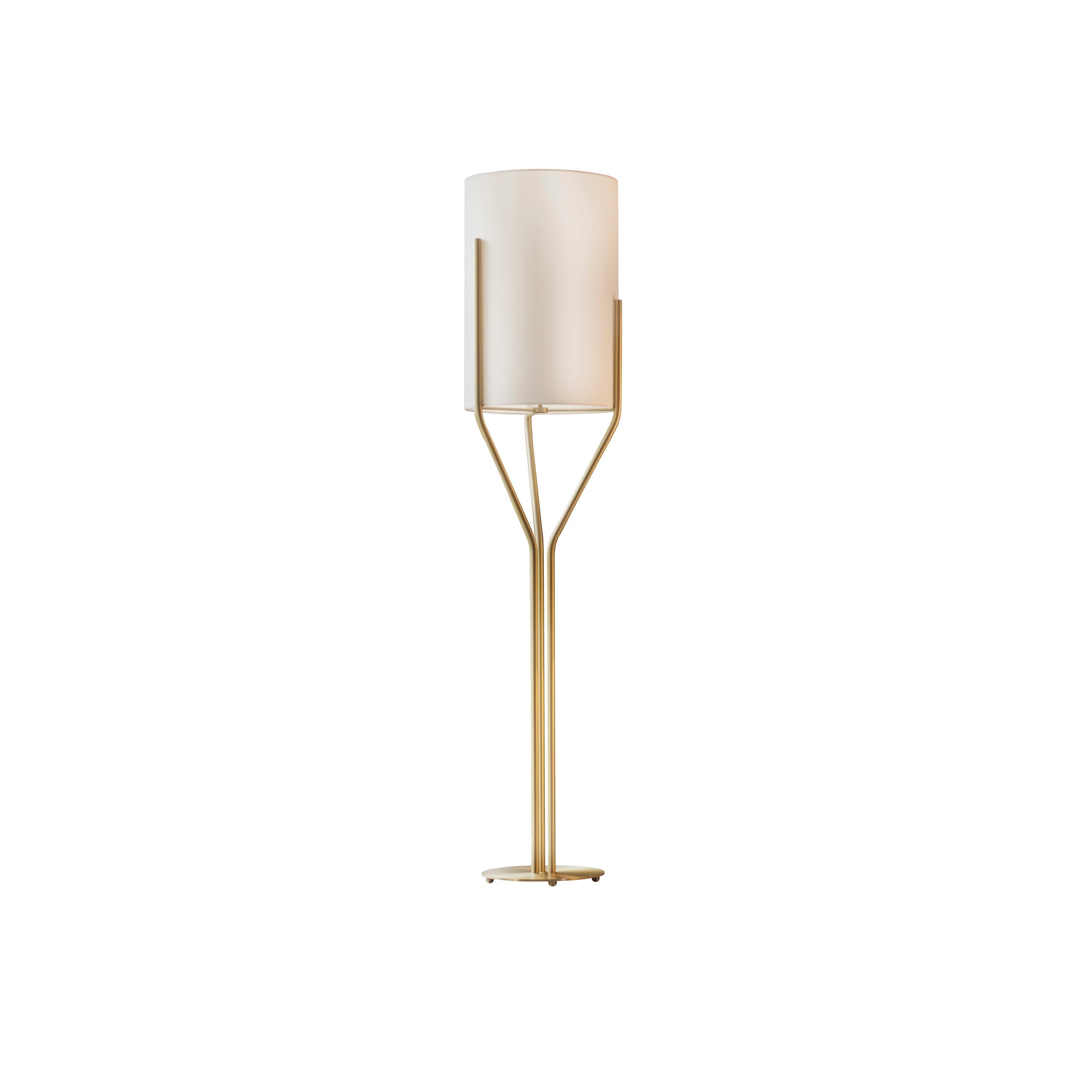 Evvynor Glam Brass Floor Lamp-Neutral Decor