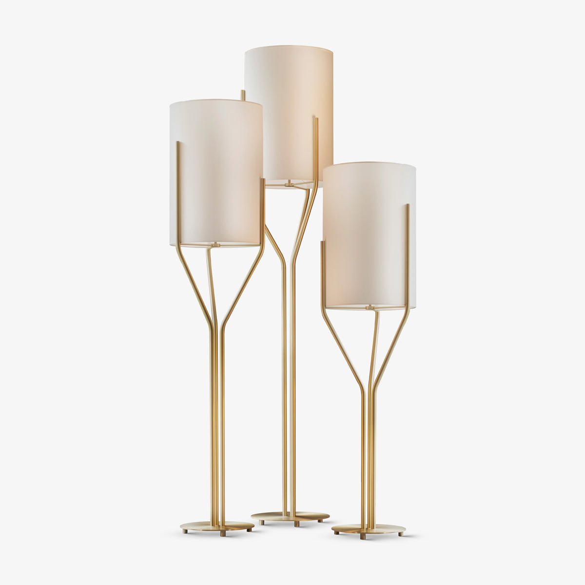 Evvynor Glam Brass Floor Lamp-Neutral Decor