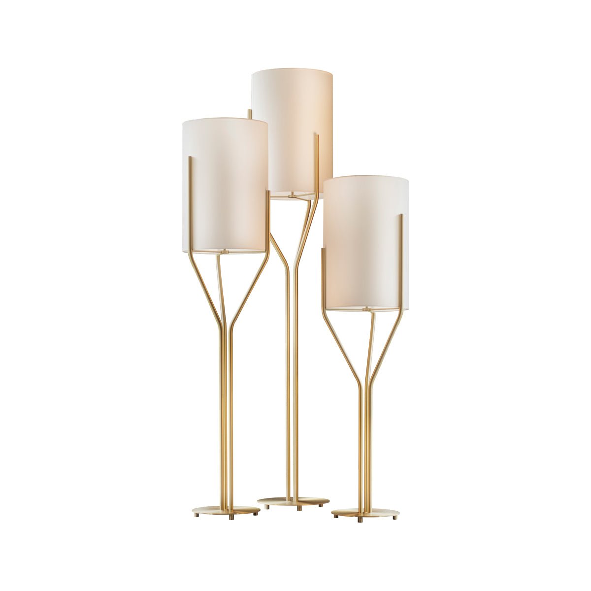 Evvynor Glam Brass Floor Lamp-Neutral Decor