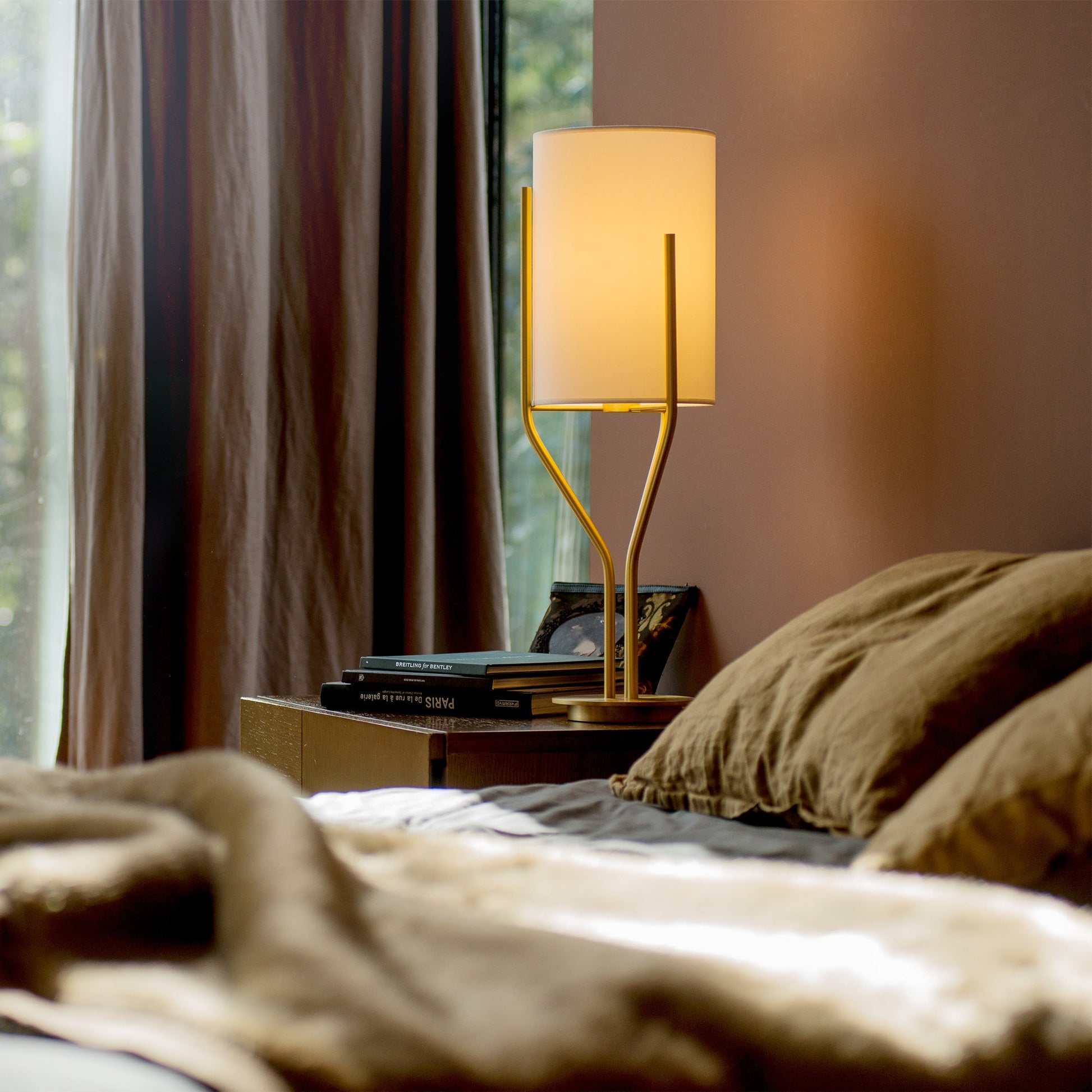 Evvynor Glam Brass Floor Lamp-Neutral Decor