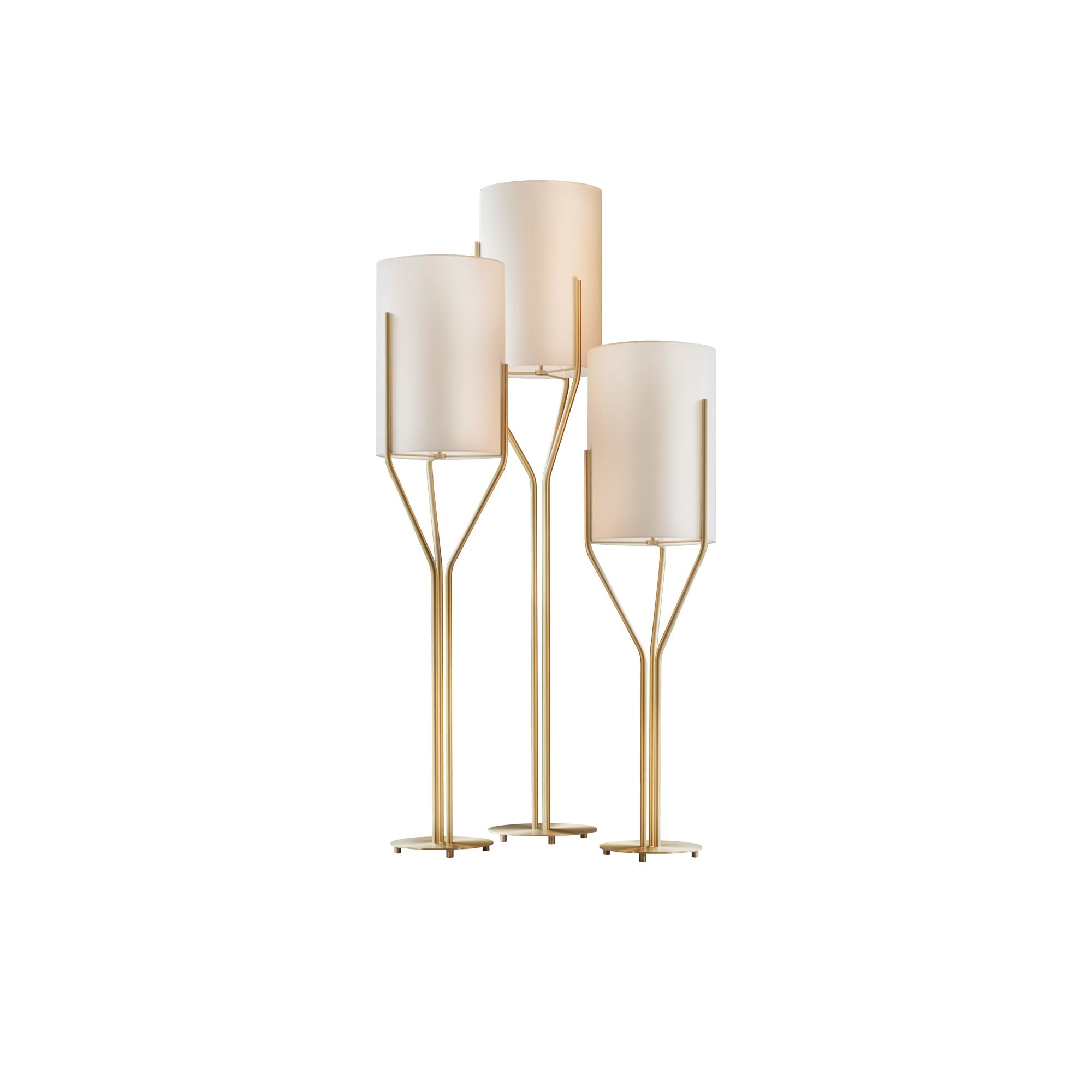 Evvynor Glam Brass Floor Lamp-Neutral Decor