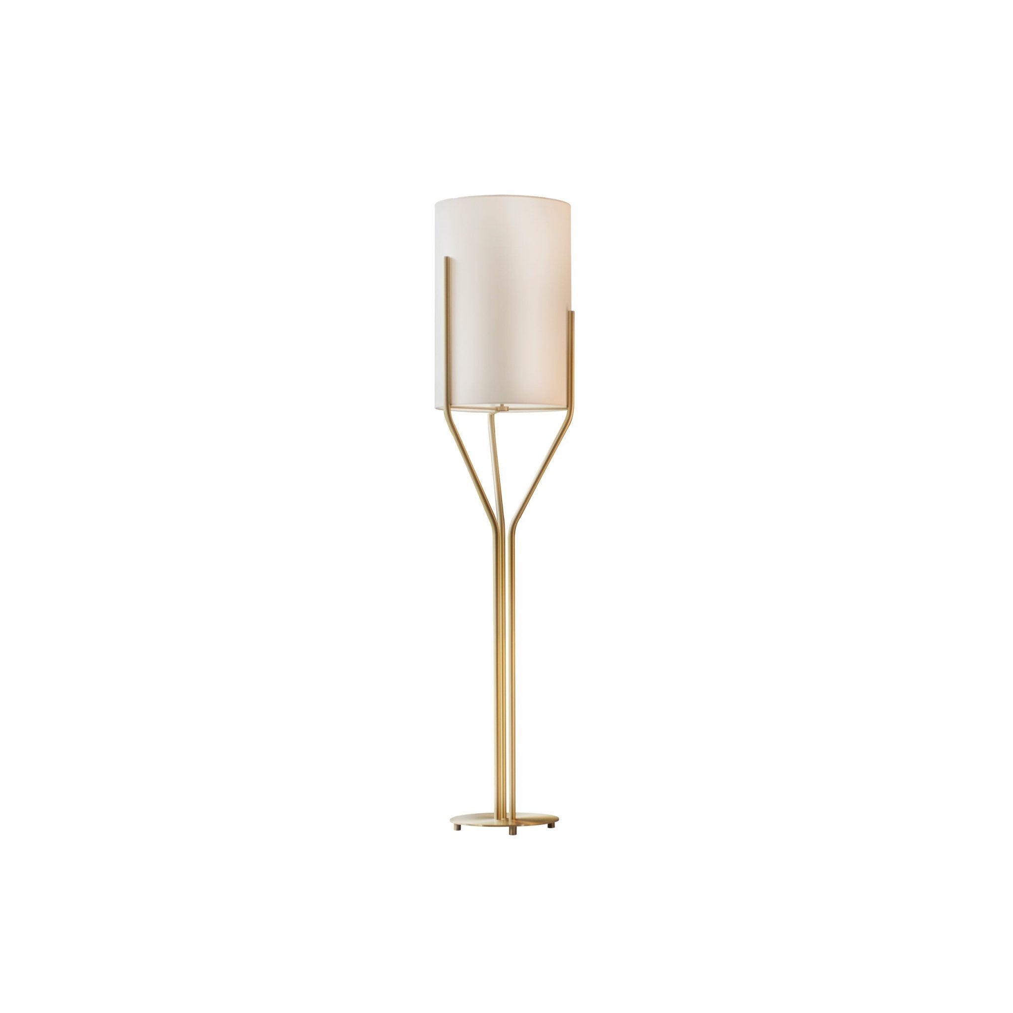 Evvynor Glam Brass Floor Lamp-Neutral Decor